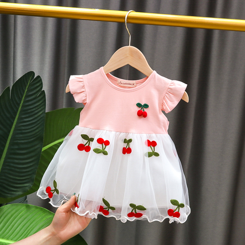 Robe tutu pour bébés filles, vêtements d'été pour nouveaux-nés, de 6 9 12 18 24 mois ► Photo 1/5