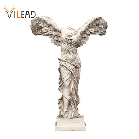 VILEAD – Figurines de déesse de la victoire en résine, Sculpture artisanale, ornement modèle salle d'étude, accessoires de décoration pour la maison, 16cm 25cm 40cm ► Photo 1/6