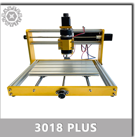 CNC 3018 Plus Cadre En Métal Graveur GRBL BRICOLAGE Fraiseuse Pcb, Nema 17/23 Stepper 52mm 300/500W Broche, Sculpté Sur Le métal. ► Photo 1/6