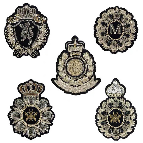 Nouveau Design Badge mode argent perlé petite Applique veste vêtements gilet chapeau Badges broderie bricolage vêtements accessoires Patch ► Photo 1/6