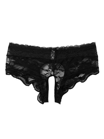 Culotte homme sous-vêtements Sexy Lingerie érotique homme dentelle Sissy rose slip sans entrejambe string ceinture élastique sous-vêtements caleçons ► Photo 1/6