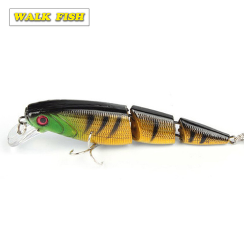 Leurre méné japonais en 3 sections, Swimbait, Crankbait, Wobbler, 10.5cm, 15g, 1 pièce ► Photo 1/6