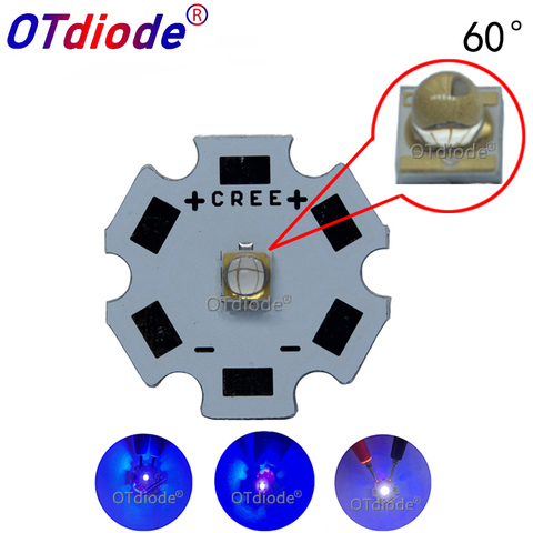 1-10 pièces, UV/Ultra Violet LG3535, haute puissance, LED Diode émetteur, 395nm, 385nm, 355 nm, 60 degrés pour encre Curable UV, vérification de sécurité ► Photo 1/6