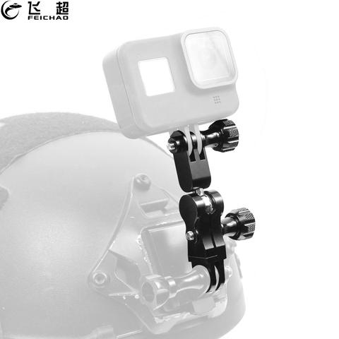 Support de trépied CNC 360 ° bras magique main adaptateur d'extension casque articulé pivotant pour Gopro Hero 8 7 6 5 pour accessoires de caméra DJI ► Photo 1/6