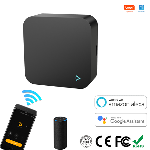 Tuya infrarouge universel intelligent de wifi de télécommande d'ir pour le contrôle à la maison intelligent pour le DVD de TV AUD ca fonctionne avec Amz Alexa Google home ► Photo 1/6