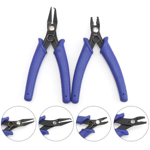 Pince à sertir pour perles, bijoux à bricoler soi-même, outils de bijouterie en acier, bleu Royal, pince à sertir pour perles, 1 pièce ► Photo 1/6