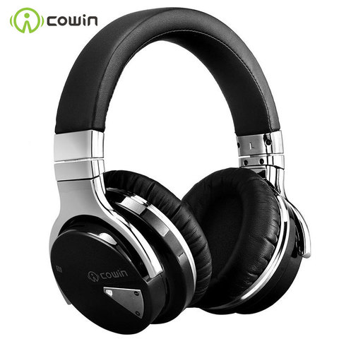 Cowin E-7 casque bluetooth casque sans fil anc actif antibruit casque écouteur sur l'oreille stéréo basse profonde casque ► Photo 1/6