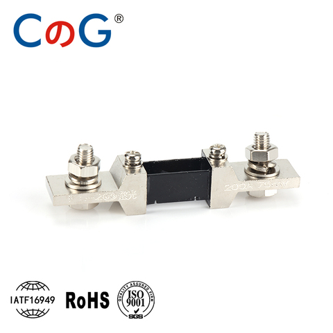 150A 200A 250A 300A 400A 500A 600A 75mV CG FL-2 Manganin Cuivre DC Shunt 0.5 Classe Shunt Résistance pour Ampèremètre Analogique ► Photo 1/1