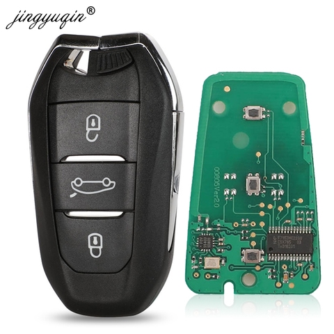 Clé intelligente Jinyuqin KeylessGo VA2 / HU83 pour Citroen C4 C4L DS4 DS5 clé de voiture à distance 433.92 Mhz ID46 Hitag2 4A Hitag-AES avec Circuit ► Photo 1/5