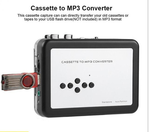 REDAMIGO USB MP3 cassette capture en MP3 USB Cassette Capture bande sans PC, USB Cassette convertisseur MP3 Cassette en MP3 CR231 ► Photo 1/6