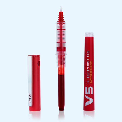 PILOT BXC-V5 – stylo Gel à liquide Direct, réservoir d'encre remplaçable de 1500mm, longueur d'écriture de M, papeterie de bureau pour études ► Photo 1/5