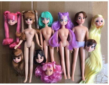 Tête de poupée de dessin animé Licca, édition limitée Rare, tête de poupée originale pour filles et garçons, bricolage, coiffure, Collection de jouets mignons ► Photo 1/6