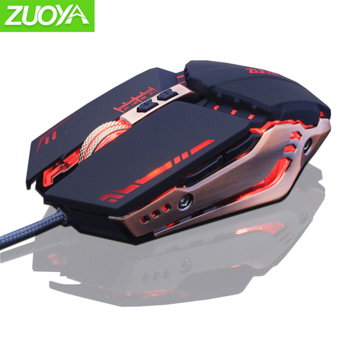 ZUOYA – souris de jeu à câble USB, 7 boutons, optique, LED, pour ordinateur PC, Notebook, Gamer ► Photo 1/6