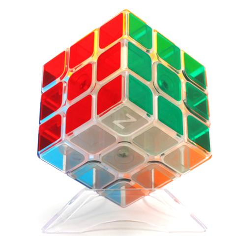 ZCUBE Transparent 3x3x3 Cube magique cerveau Teaser vitesse Cube Puzzle jouet ► Photo 1/3