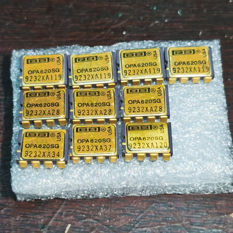 Amplificateur de surface en céramique OPA620 SG, pièce d'occasion, plaqué or, mise à niveau IC opa627 NE5532 ► Photo 1/6