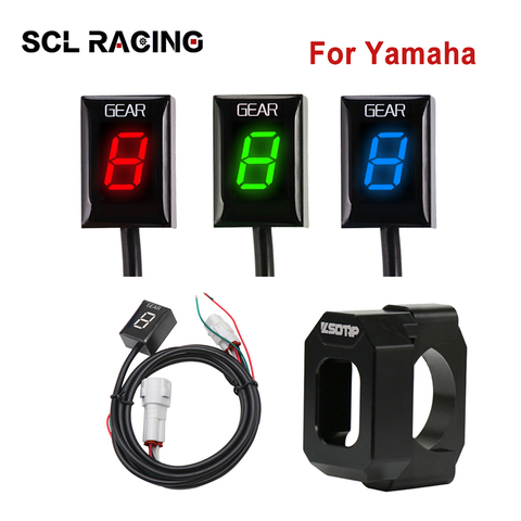 SCL Racing nouvelle moto LED indicateur d'affichage de vitesse pour Yamaha FZ6 FZS 600 1000 MT-03 YZF R6 R1 TDM 850 900 WR250X XJ6N XV1900 ► Photo 1/6