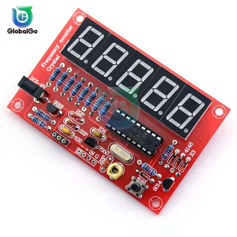 1Hz-50MHz numérique LED cristal oscillateur fréquence compteur testeur Kit de bricolage 5 chiffres haute précision numérique compteur de fréquence Module ► Photo 1/6