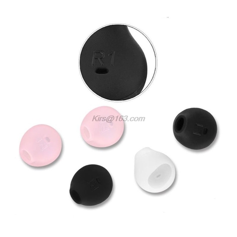 10 pièces/lot Silicone souple oreillettes embouts pour Sony WI-SP500 pour Samsung S7 S6 Edge 9200 niveau u dans l'oreille écouteurs écouteurs ► Photo 1/6