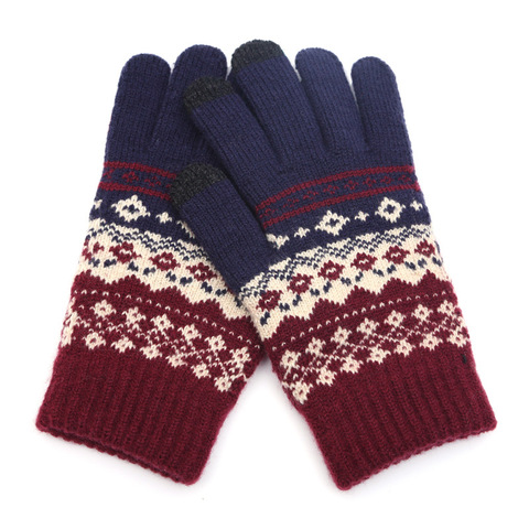 Gants d'hiver pour écran tactile | Gants chauds et épais pour femmes, gants tricotés en laine pour tablette de téléphone portable 2022 ► Photo 1/6