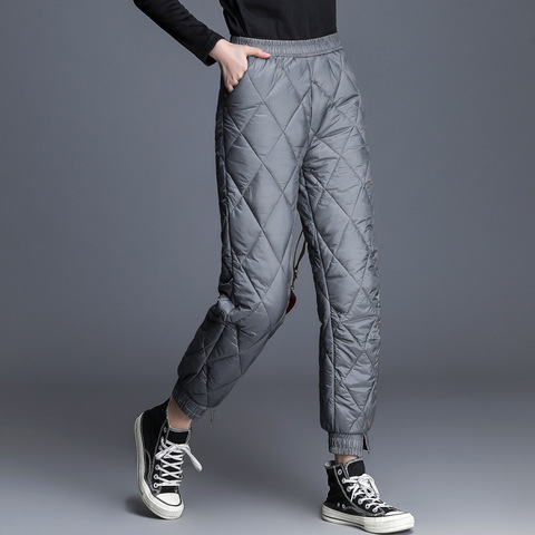 Pantalon en coton épais pour femme, ample, taille haute, coupe droite, collection automne hiver ► Photo 1/6