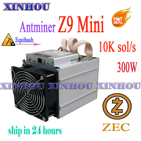 Antminer Z9 mini10k sol/s ASIC miner Equihash aucune machine d'extraction de psu ZCASH peut être overclocké les mineurs to14K sont meilleurs que S9 L3 ► Photo 1/3