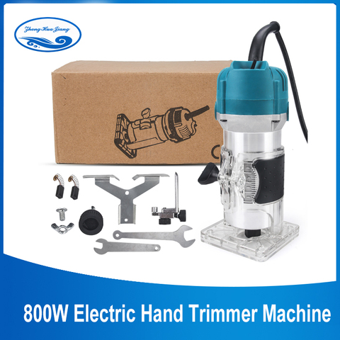 800w bois Machine de découpage 30000 tr/min tondeuse routeur 220V bois fraisage rainurage tondeuse Machine main sculpture bois routeur Machine ► Photo 1/6