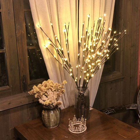 Guirlande lumineuse de 20 branches d'arbre, décorations de noël pour la maison, décorations de nouvel an ► Photo 1/6