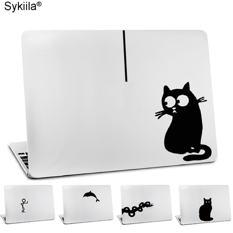 Autocollant de chat au dessin animé pour Macbook Skin Air de 11 13 Pro 13 15 17Retina, décalcomanie en vinyle, pour ordinateur portable Apple ► Photo 1/6