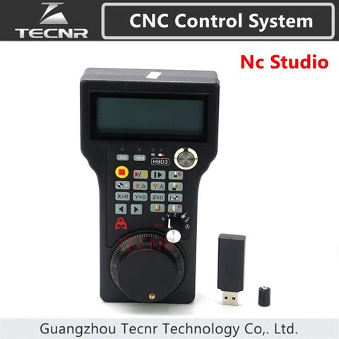 Contrôleur cnc, roue à main sans fil, 3 axes, Nc Studio pour routeur cnc HB03 WHB03 ► Photo 1/3