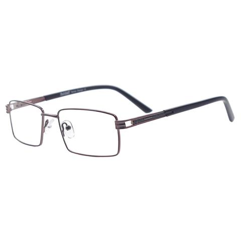 Lunettes classiques pour hommes, lunettes rectangulaires en métal avec charnière de printemps, pour la lecture, la myopie, lentilles multifocales ► Photo 1/5