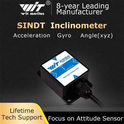 WitMotion SINDT double axe AHRS interrupteur d'inclinaison d'inclinomètre d'angle de haute précision, sortie numérique, IP67 étanche, Anti-vibration ► Photo 1/6