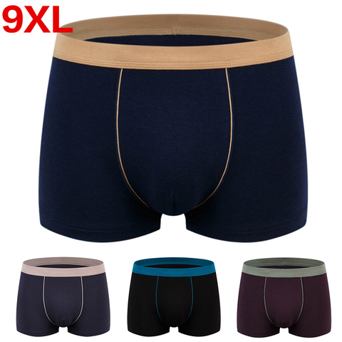 Boxer homme Pantie sous-pantalon Lot grande taille XXXXL ample sous porter grand Short coton Plus 6XL 7XL 8XL 9XL sous-vêtements Boxer homme ► Photo 1/6