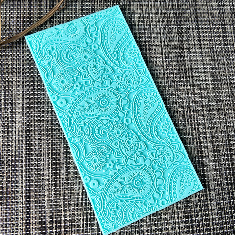 Tapis de dentelle en Silicone, outil de décoration de gâteaux, moule à Fondant, motif Paisley, Mousse, Sugarcraft, ustensiles de cuisson ► Photo 1/6