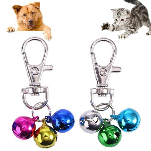 Collier de sécurité pour chien, chat, chiot, cloches, boucle suspendue, pendentif, décor, fournitures pour animaux de compagnie ► Photo 1/6