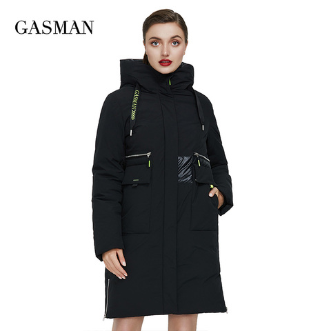 GASMAN – veste épaisse en patchwork pour femme, manteau d'hiver chaud, vêtement d'extérieur, de marque à la mode, 2022, 020 ► Photo 1/6