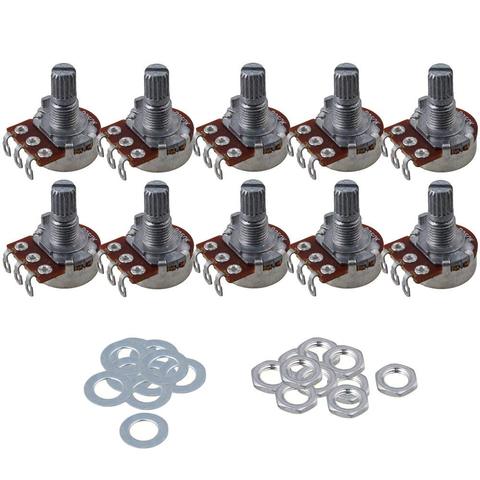 Potentiomètres de tonalité de guitare électrique A250K, Base de 16mm, 15mm, 10 pièces ► Photo 1/3