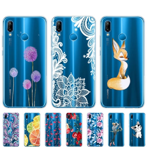 Étui en silicone pour Huawei P20 Lite 5.84 