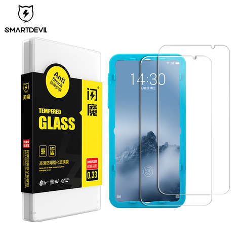 SmartDevil protecteur d'écran pour Meizu 16TH Plus X8 MX6 Note 8 9 Film de verre trempé téléphone portable trempé Anti-empreinte digitale ► Photo 1/6