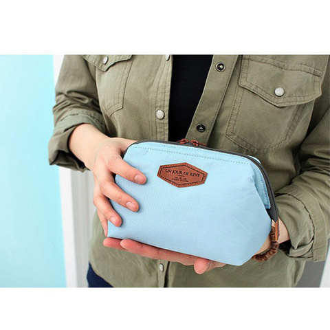 Nouvelle beauté mignon femmes dame voyage maquillage sac cosmétique pochette pochette sac à main sac décontracté SCI88 ► Photo 1/6