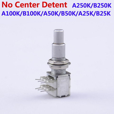 【Fabriqué en corère】 1 pièce Alpha empilé double potentiomètre concentrique (POT) pas de détente centrale (#1121) ► Photo 1/5