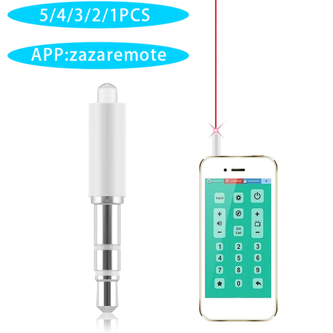 5/4/3/2/1 pièces Mini 3.5mm Jack infrarouge Mobile IR télécommande sans fil pour Smartphone IOS/Android ► Photo 1/6