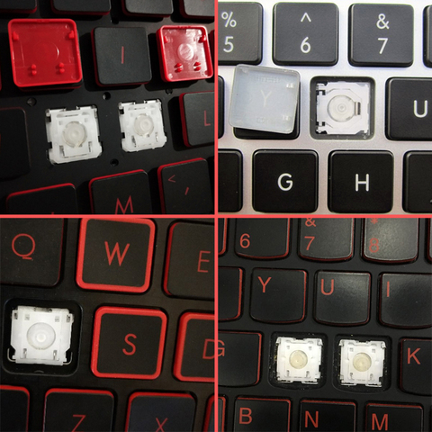 Pièces de rechange pour ordinateur portable, pour ASUS ACER HP, DELL, IBM, lenovo, Xiaomi, HUAWEI, capuchon de Keycap et charnière, nouvelle ► Photo 1/6