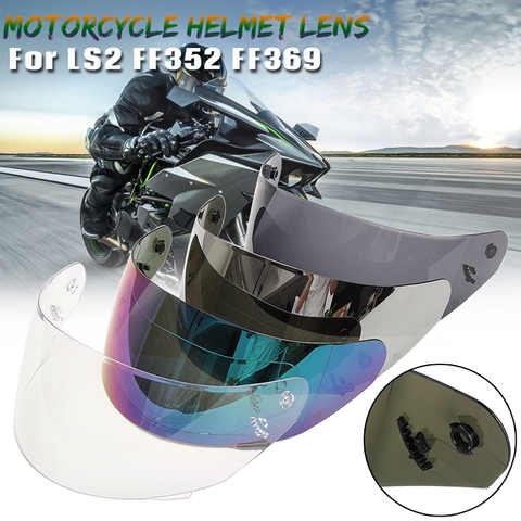 Casque de moto lentille pleine Face moto casque visière pour LS2 FF352 FF351 FF369 FF384 lunettes casque intégral lentille outils ► Photo 1/6