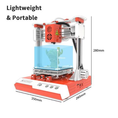 Easythree ed K1 mini mignon facile à utiliser enfants enfants eductaion cadeau d'entrée de gamme jouet faible coût consommateur personnel étudiant imprimante 3d ► Photo 1/6