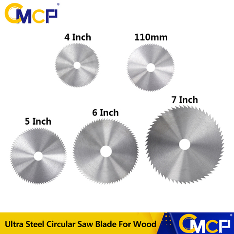 CMCP 4-7 pouces Ultra mince en acier lame de scie circulaire pour bois alésage diamètre 16/20/25mm disque de coupe pour outils rotatifs roue de coupe ► Photo 1/6