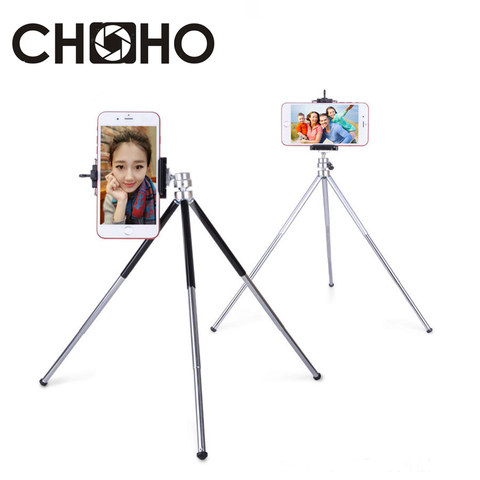 Mini trépied en aluminium lumière Table support extensible 3 Joint tripode support pour téléphone Vlog Selfie pour appareil photo numérique téléphone portable iPhone ► Photo 1/6