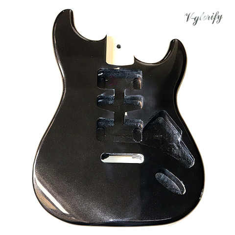 Guitare ST avec corps et Rose en métal noir, vente en gros, nouvelle collection 2022 ► Photo 1/6