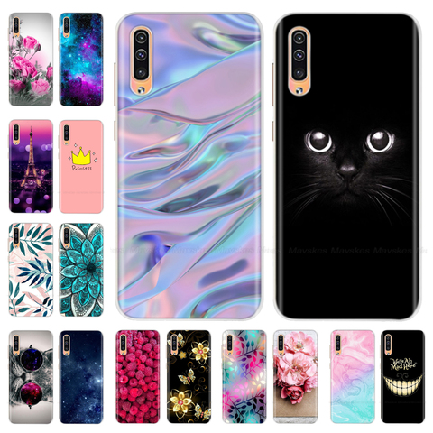 Pour Funda Samsung A50 étui souple Silicone housse pour Samsung Galaxy A50 A 50 2022 A505 A505F SM-A505F mignon téléphone étuis Couqe ► Photo 1/6