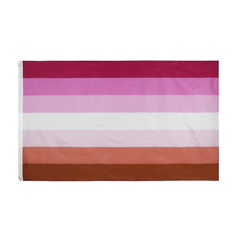 Yehoy – drapeau arc-en-ciel LGBT pour décoration, rouge à lèvres, fierté des lesbiennes, 90x150cm ► Photo 1/6