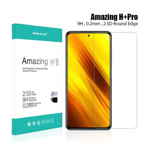 NILLKIN – protecteur d'écran en verre trempé Anti-éclatement pour Xiaomi Mi 10T Mi10T Pro Lite 5G, POCO X3, NFC X2, 9H ► Photo 1/6